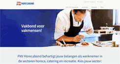 Desktop Screenshot of fnvhorecabond.nl